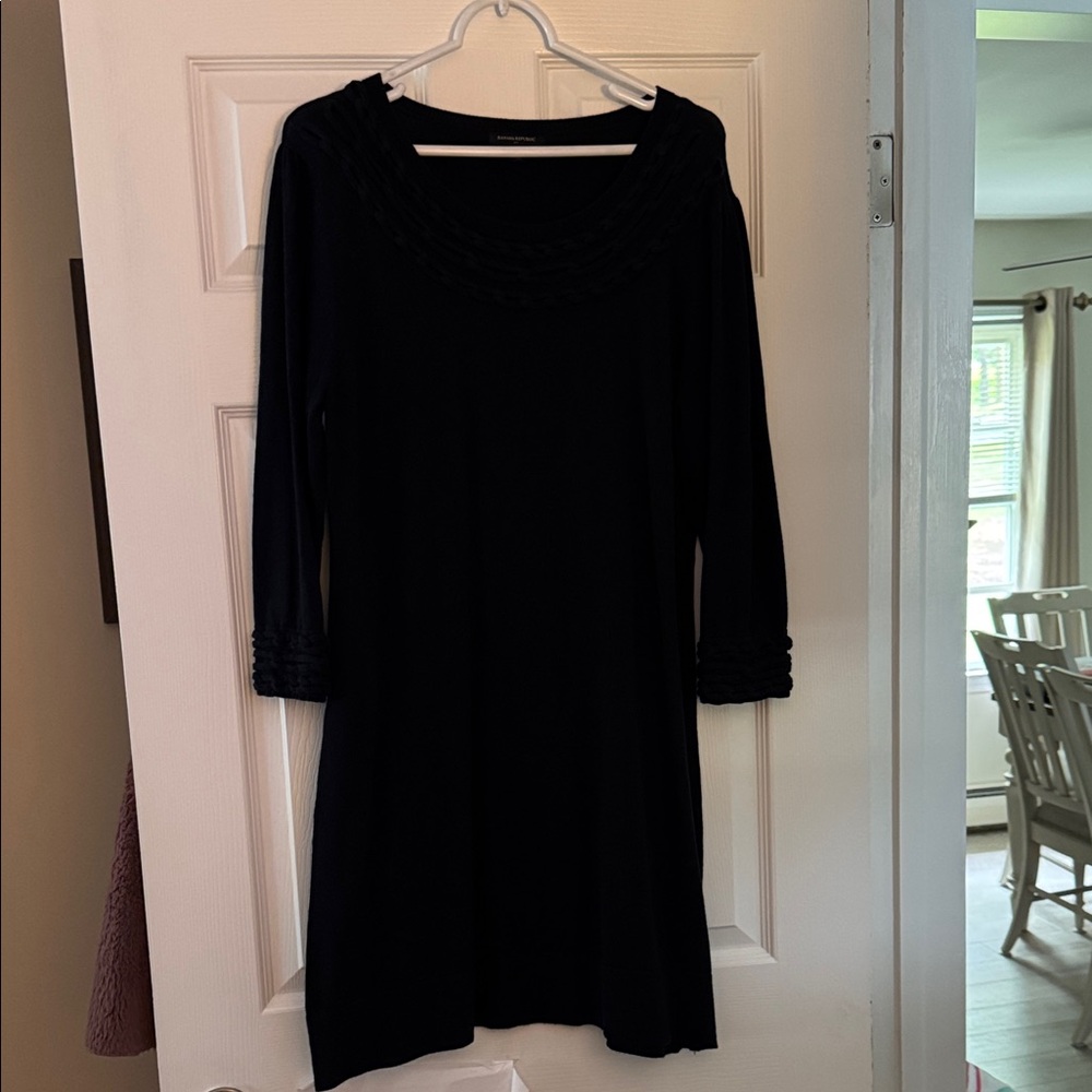 Navy Knit Dress